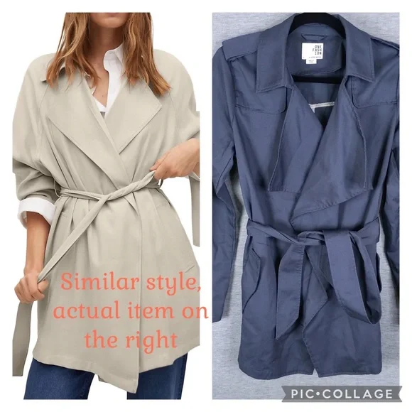 👯♀️Host Pick⚡️One Fashion by Vero Moda Wrap Belted Coat - Picture 1 of 11